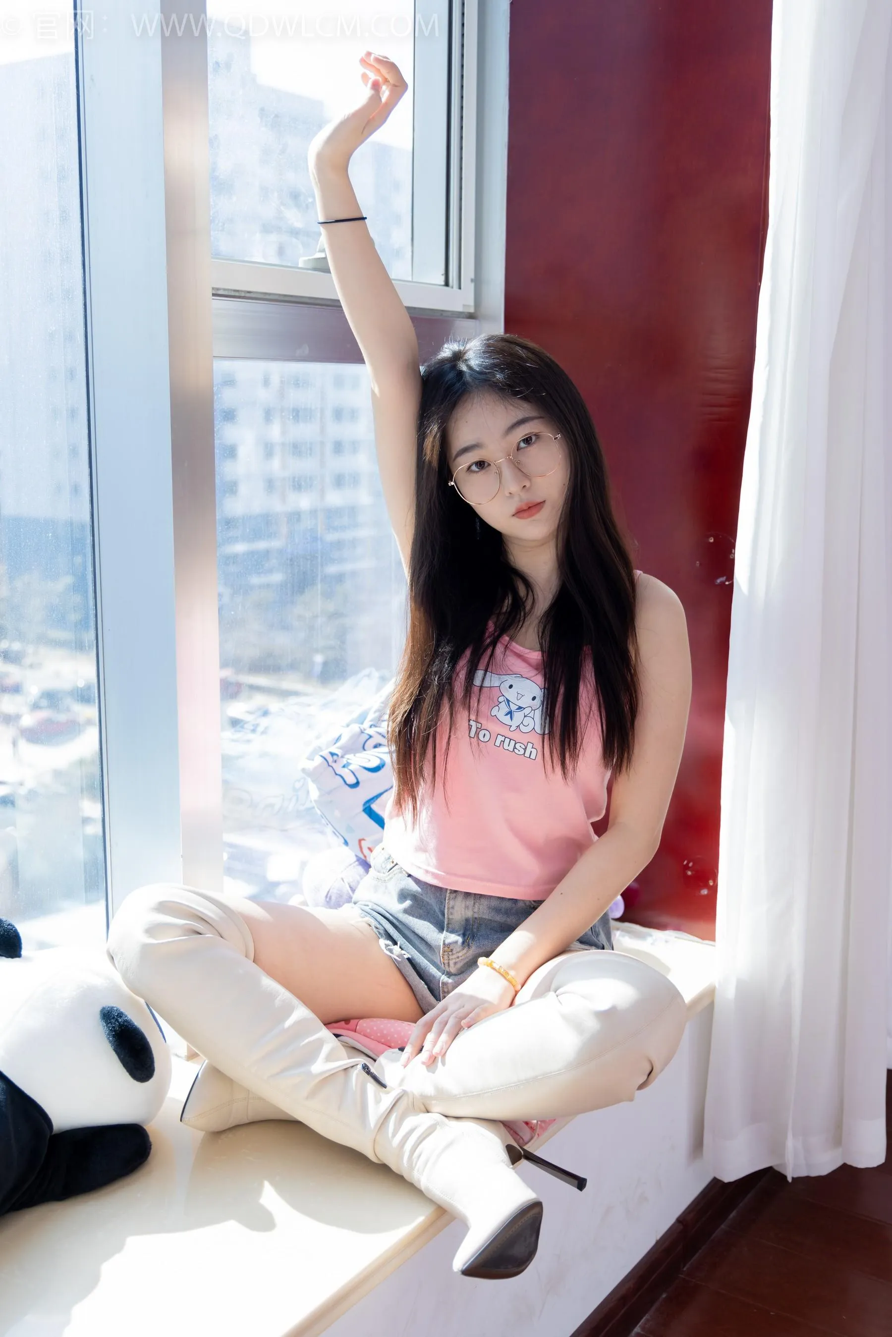 物恋传媒 NO.1519 美兔-机车少女 [171P]插图5